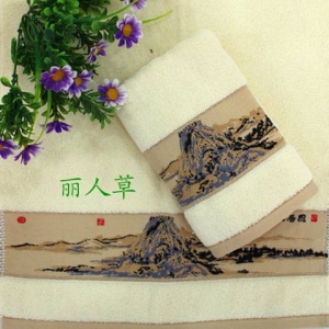 丽人草毛巾