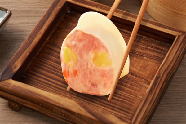 捏上开口水饺