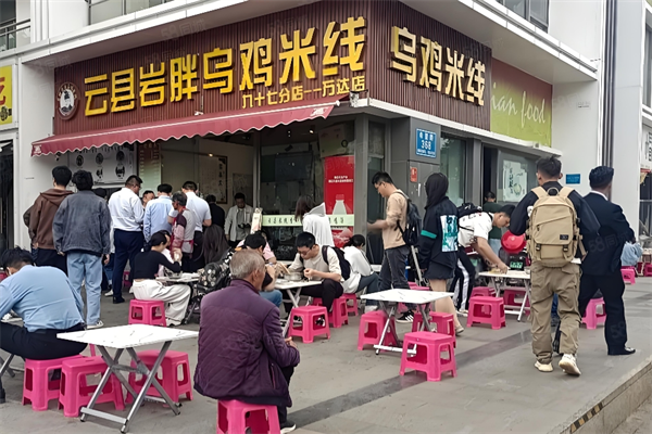 岩胖云县乌鸡米线