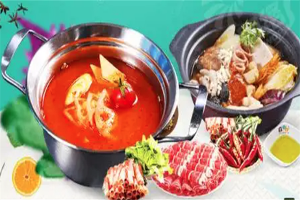 麻小辛旋转火锅