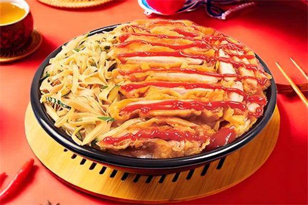 大姐脆皮鸡烤肉饭