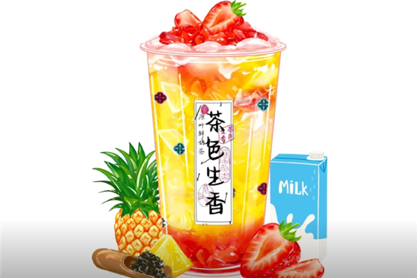 茶色生香奶茶 茶色生香奶茶