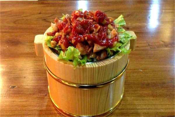 大脸猫木桶烤肉饭炒饭