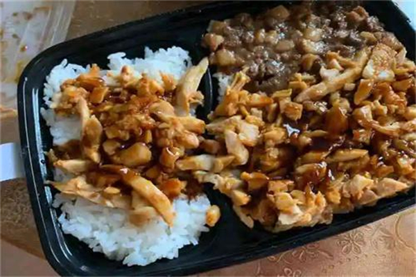 胖哥烤肉拌饭
