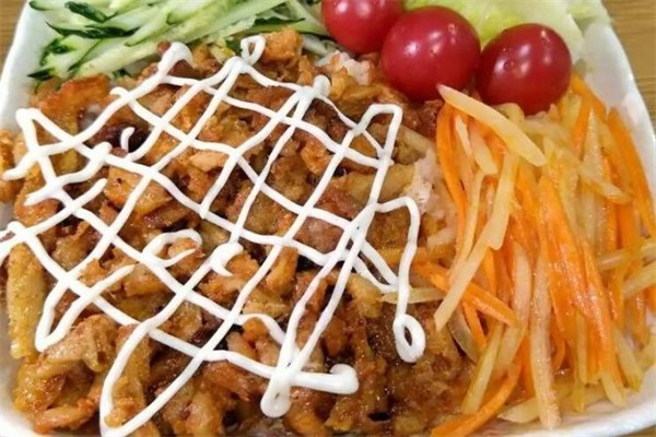姜姐烤肉拌饭
