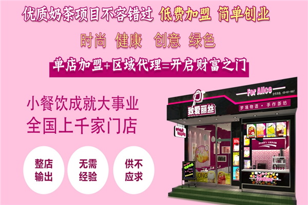 致爱丽丝奶茶店