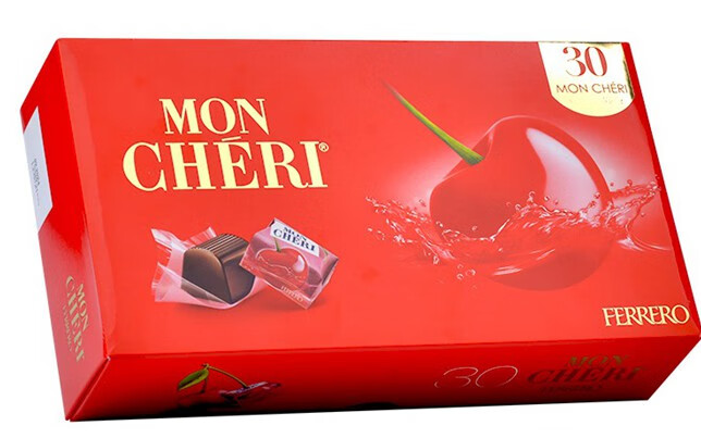 moncheri樱桃酒心巧克力