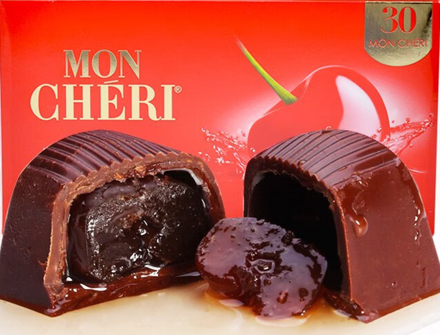 moncheri樱桃酒心巧克力