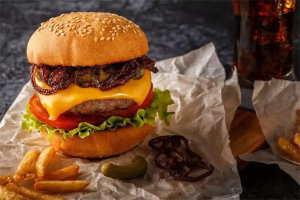 彩红帽奶茶汉堡 彩红帽奶茶汉堡