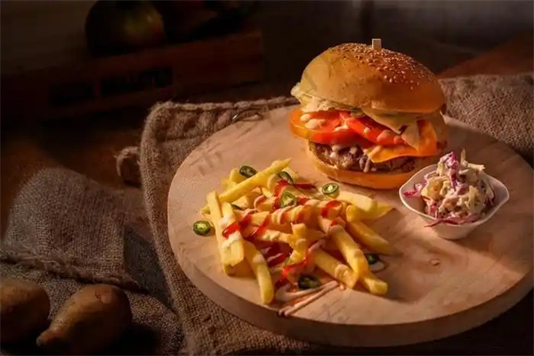 彩红帽奶茶汉堡 彩红帽奶茶汉堡