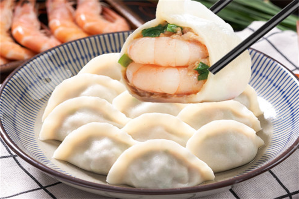 金汤鱼海鲜水饺