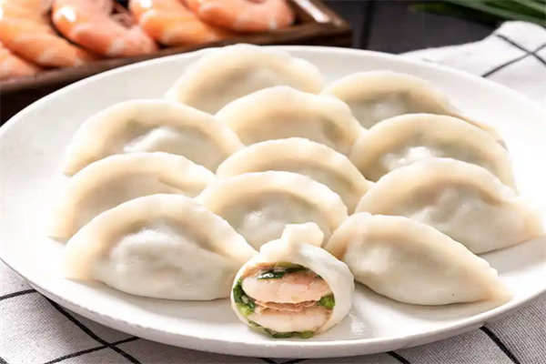 金汤鱼海鲜水饺