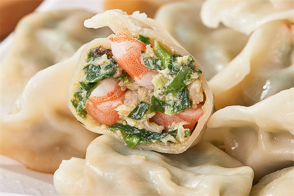 金汤鱼海鲜水饺