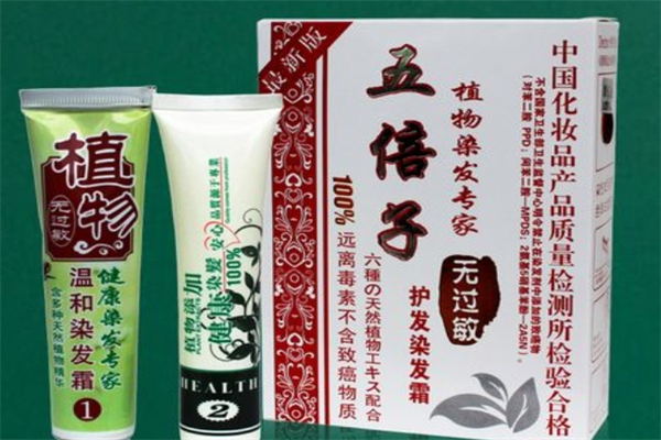 五倍子植物染发