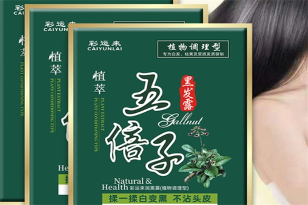 五倍子植物染发