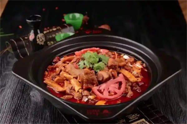 牛坐庄筋头巴脑锅
