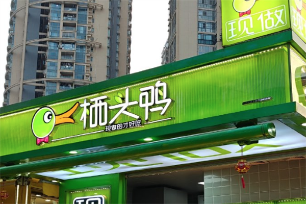 栖头鸭现捞