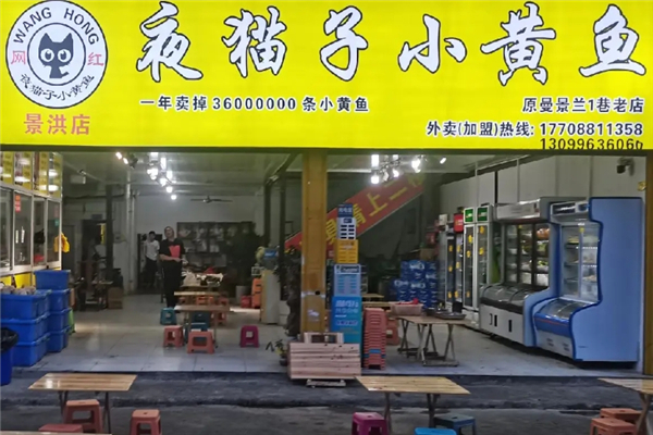 夜猫子小黄鱼加盟费用多少钱？加盟费一览表