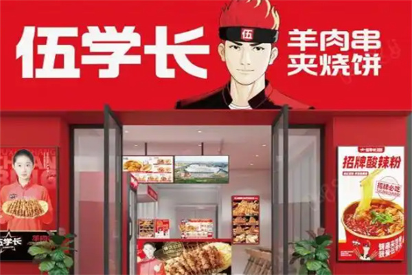 伍学长羊肉串夹烧饼