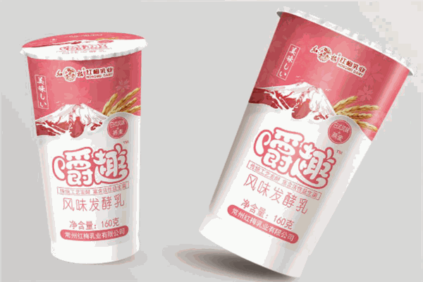 红梅牛奶