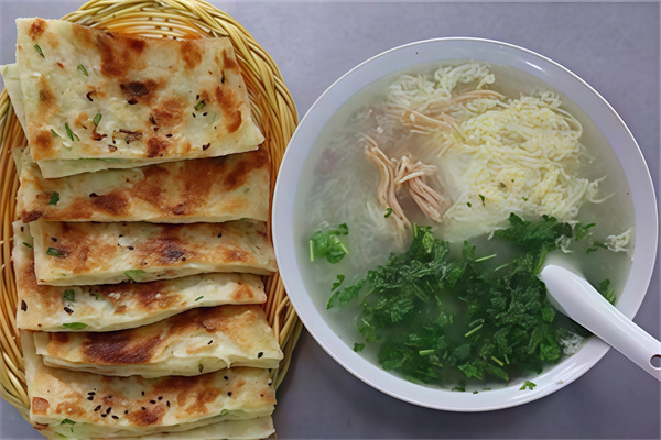 真世味油饼母鸡汤