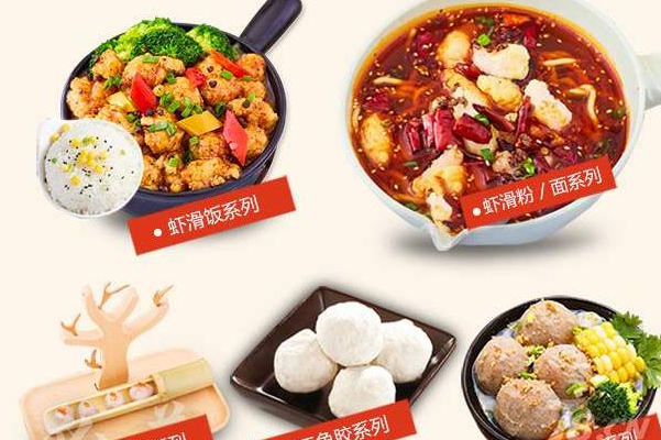 虾忙虾滑饭快餐