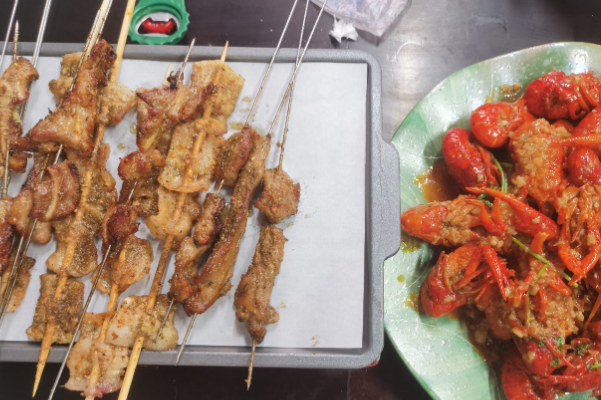 野火草原羊肉串·烧烤龙虾