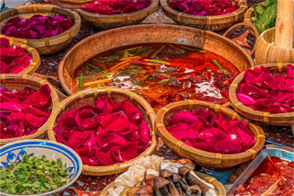 玫瑰鲜花火锅 玫瑰鲜花火锅