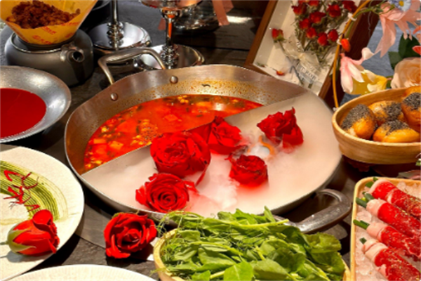 玫瑰鲜花火锅 玫瑰鲜花火锅