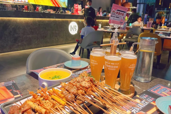 今晚没老板精酿烧烤吧