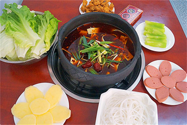 四四方圆豆腐皮火锅