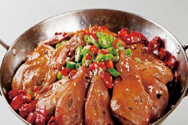 奇禹干锅辣鸭头