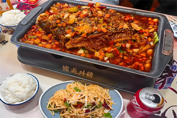 渔过升情巫山烤全鱼