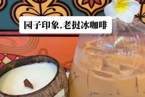 园子印象老挝冰咖啡泰式奶茶