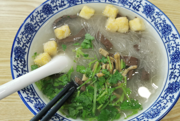 叶新鸭血粉丝
