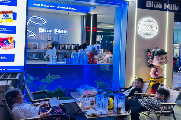 blue milk奶茶店 blue milk奶茶店