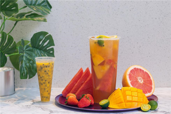 奶茶小吃一体店