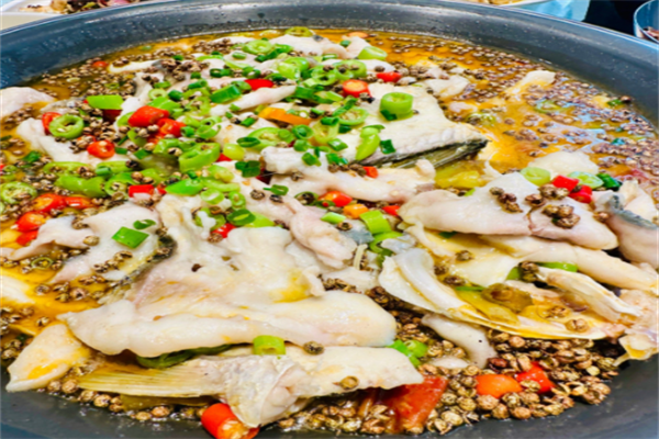 蛙子七椒麻鱼
