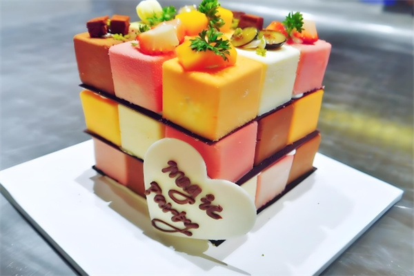甜心魔方蛋糕