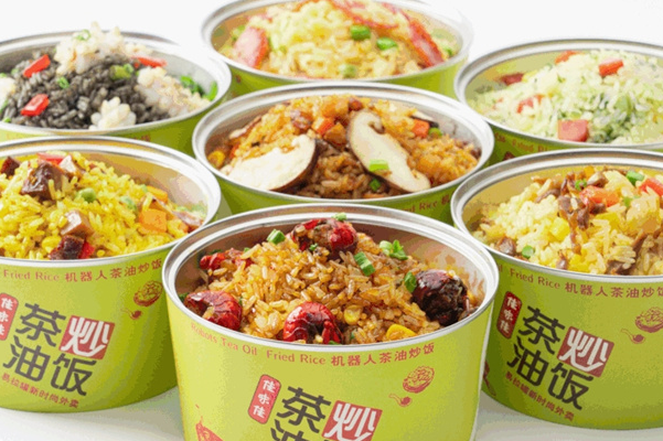 五谷易拉罐茶油炒饭