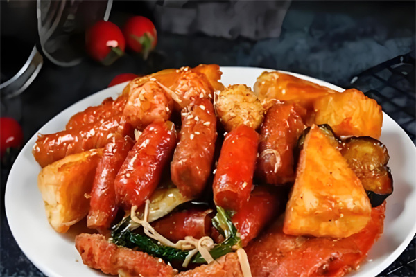 一炸二拌炸串拌饼 一炸二拌炸串拌饼