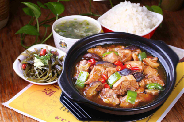 香口福黄焖鸡米饭
