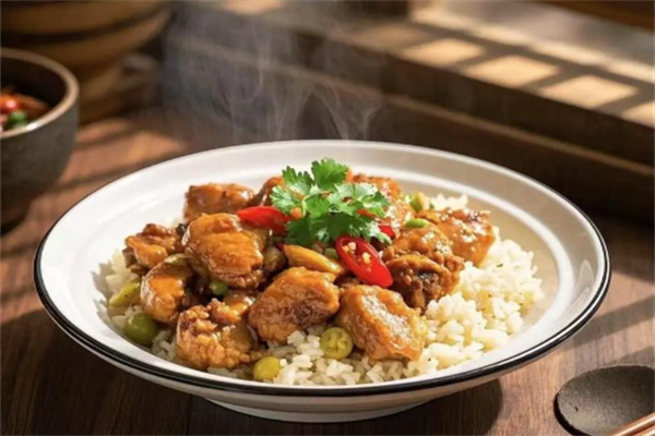 鲁鼎香黄焖鸡米饭