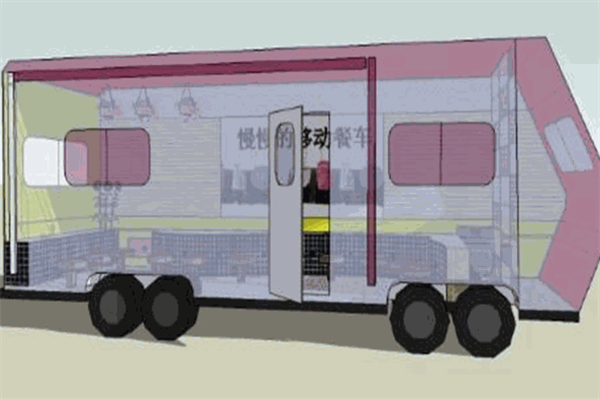 百奇氏全能移动餐车 百奇氏全能移动餐车