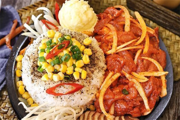 小厨神铁板烤肉饭