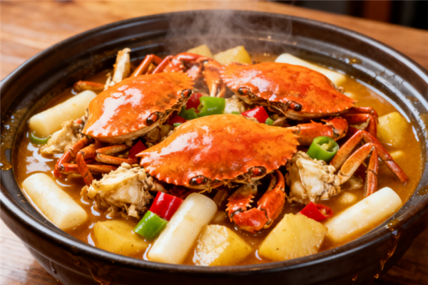 吉吉家肉蟹煲