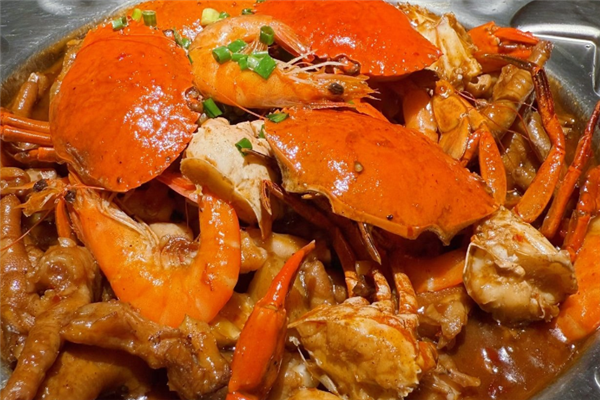 大煲口福肉蟹煲
