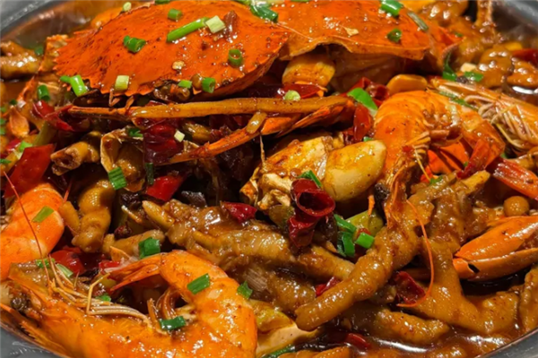 大煲口福肉蟹煲