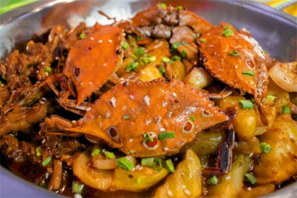馋蟹肉蟹煲