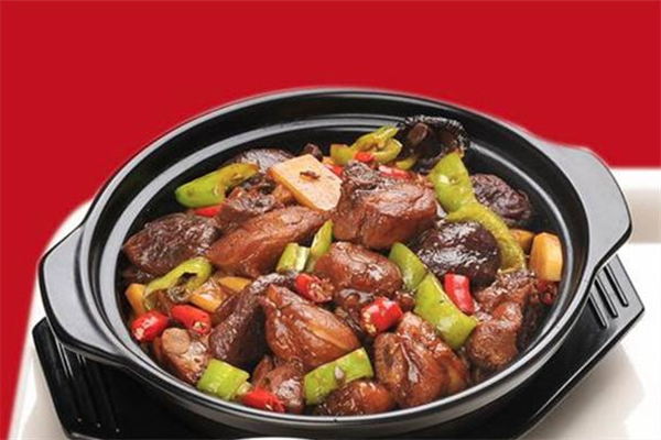 中肴黄焖鸡米饭